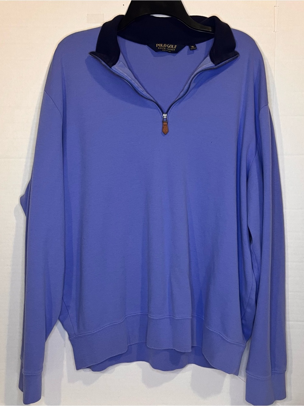 Polo Golf by Ralph Lauren Quarter-Zip with Navy Collar